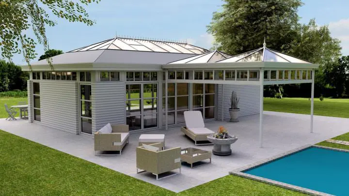 Sky-Frame Poolhäuser