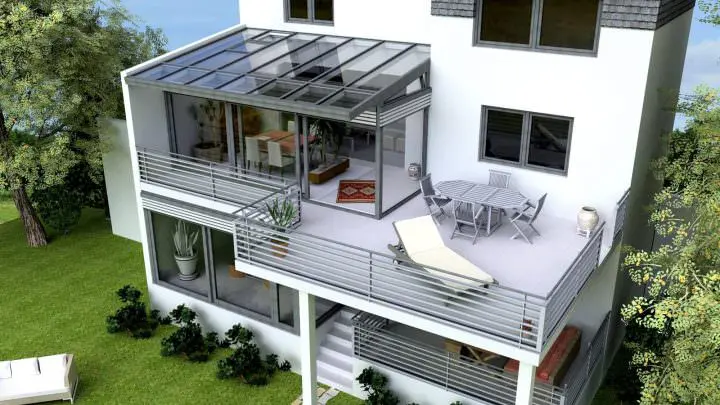 Balkon-Wintergarten