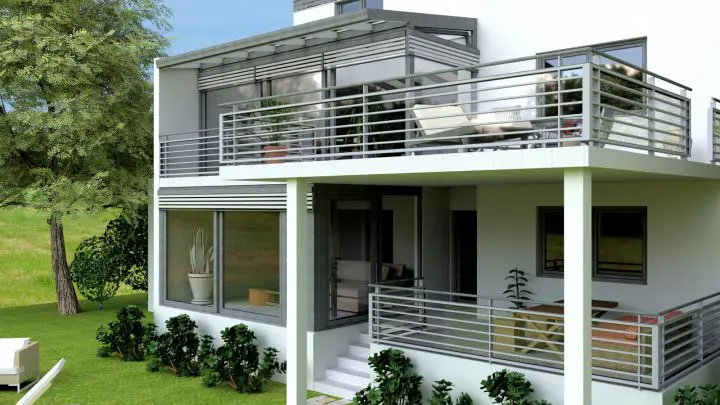 Balkonverglasung