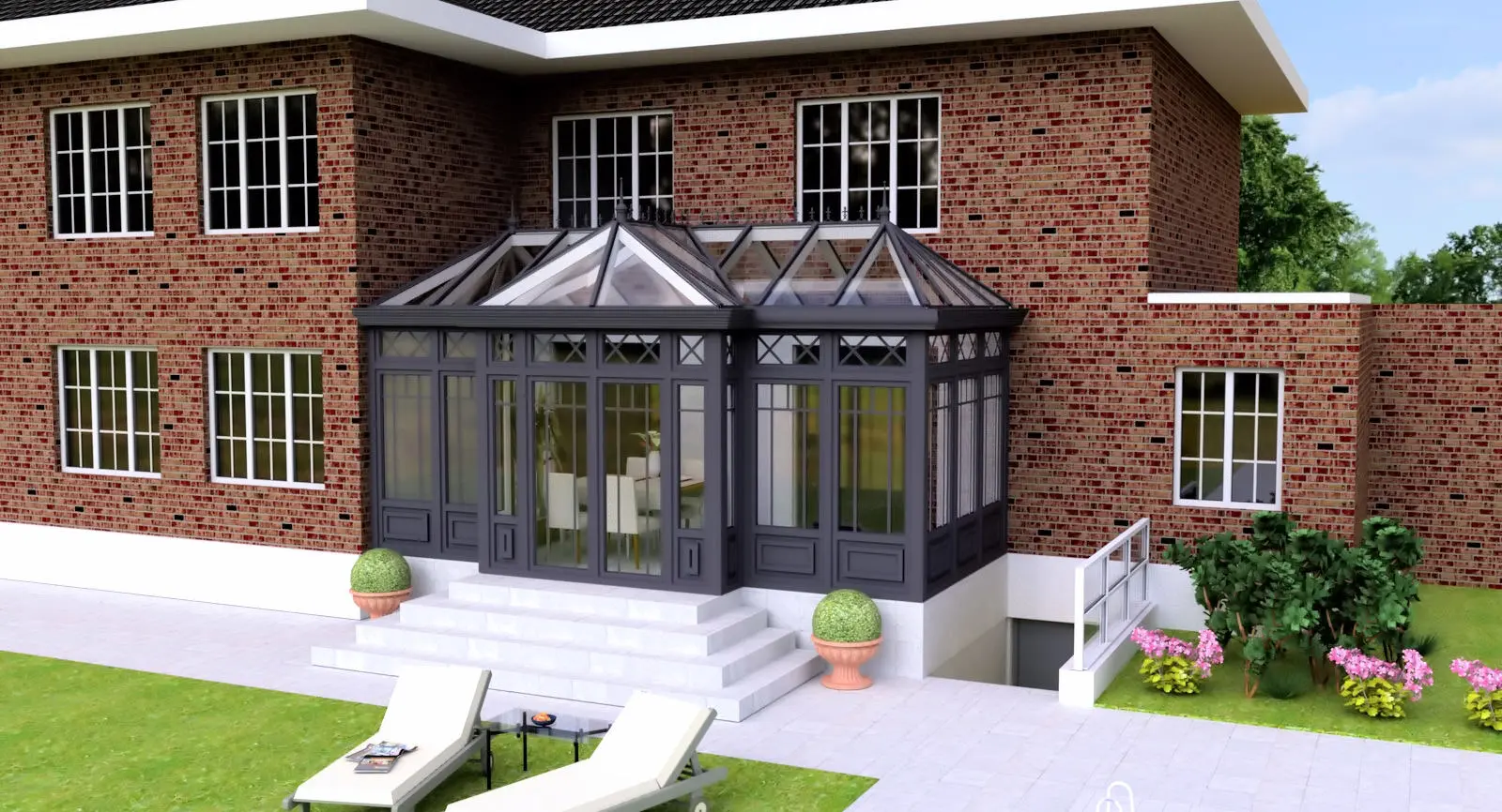 Wintergarten planen: 3D-Entwurf