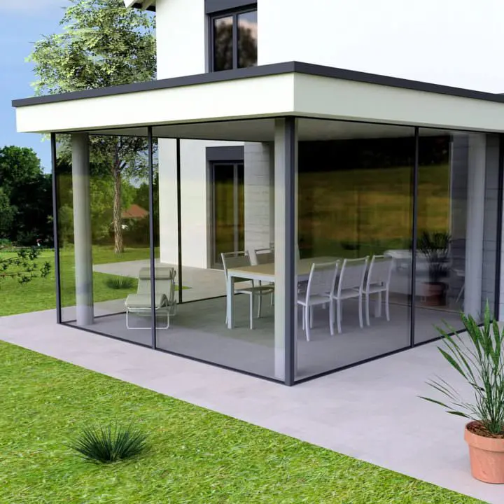 Krenzer Glashaus mit Sky-Frame