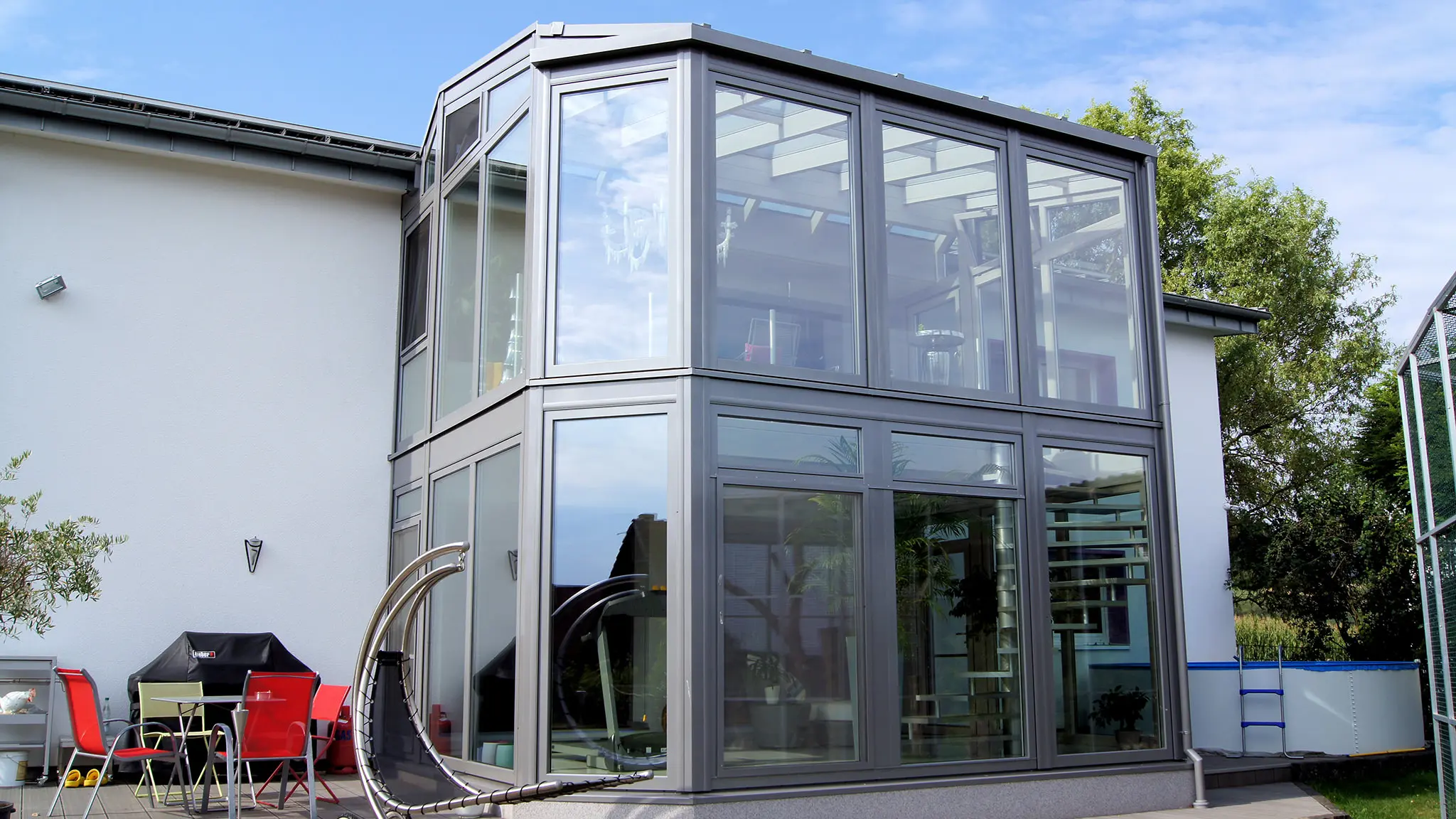 Wintergarten bauen: Gesetzliche Bestimmungen Mehrstöckige Wintergärten