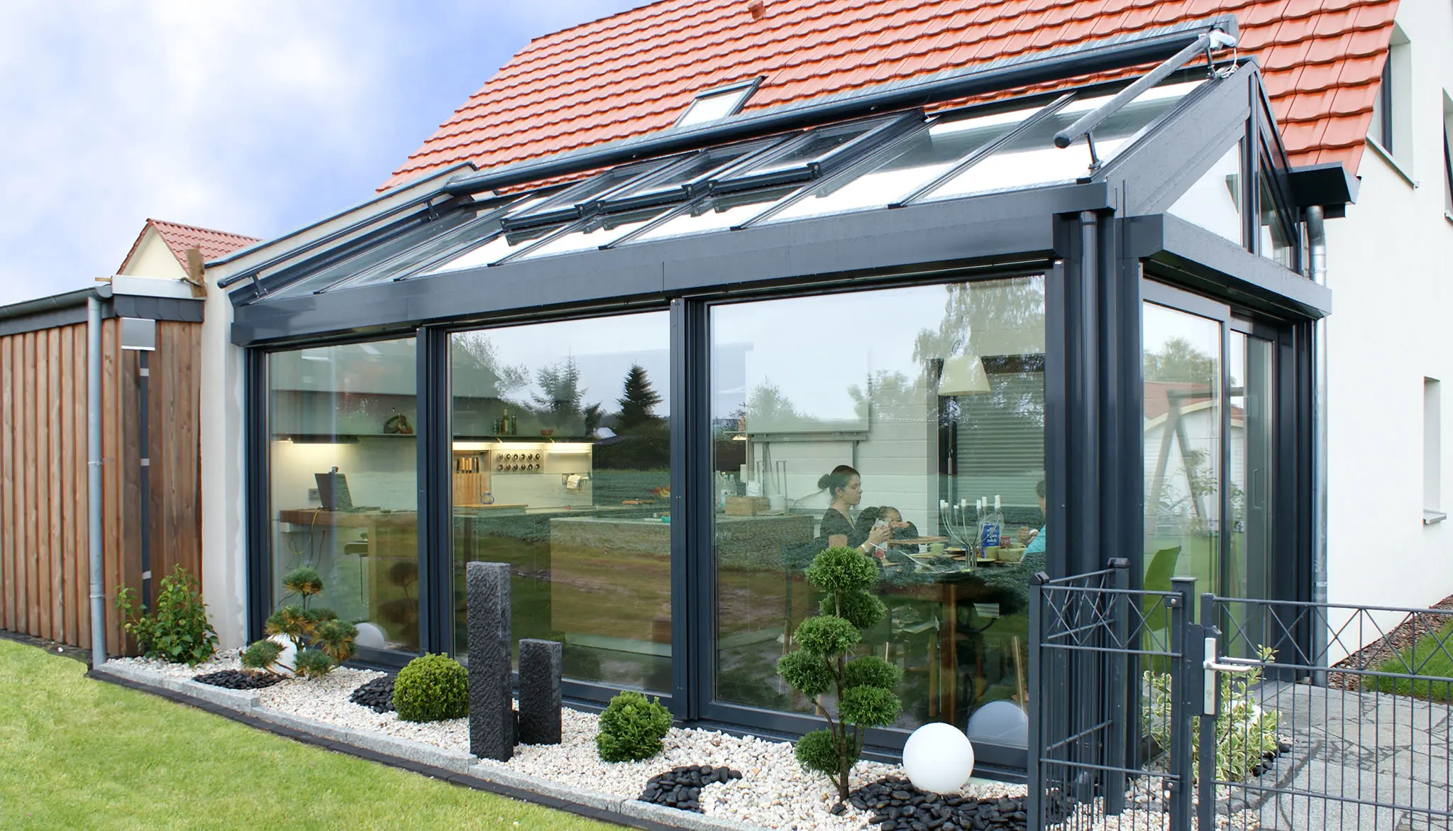 Wintergarten: modern - Außenansicht