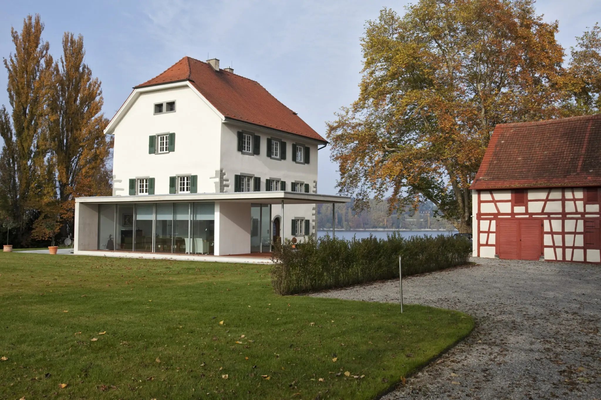 Grenzbebauung Wintergarten