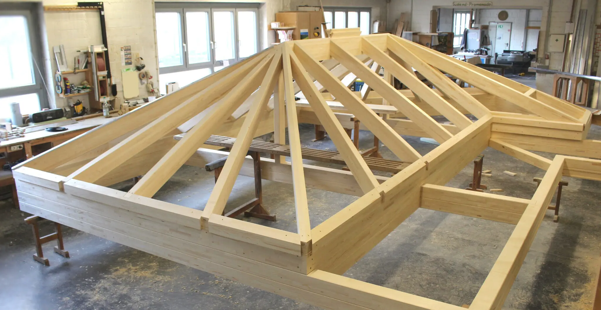 Wintergarten-Fertigung Holz