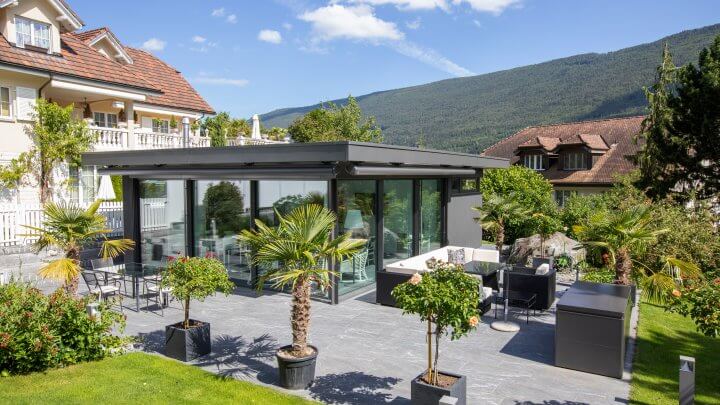 Krenzer Glashaus mit Sky-Frame