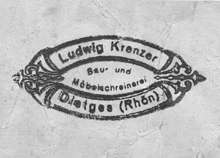 Krenzer-Historie_erstes Logo_sw