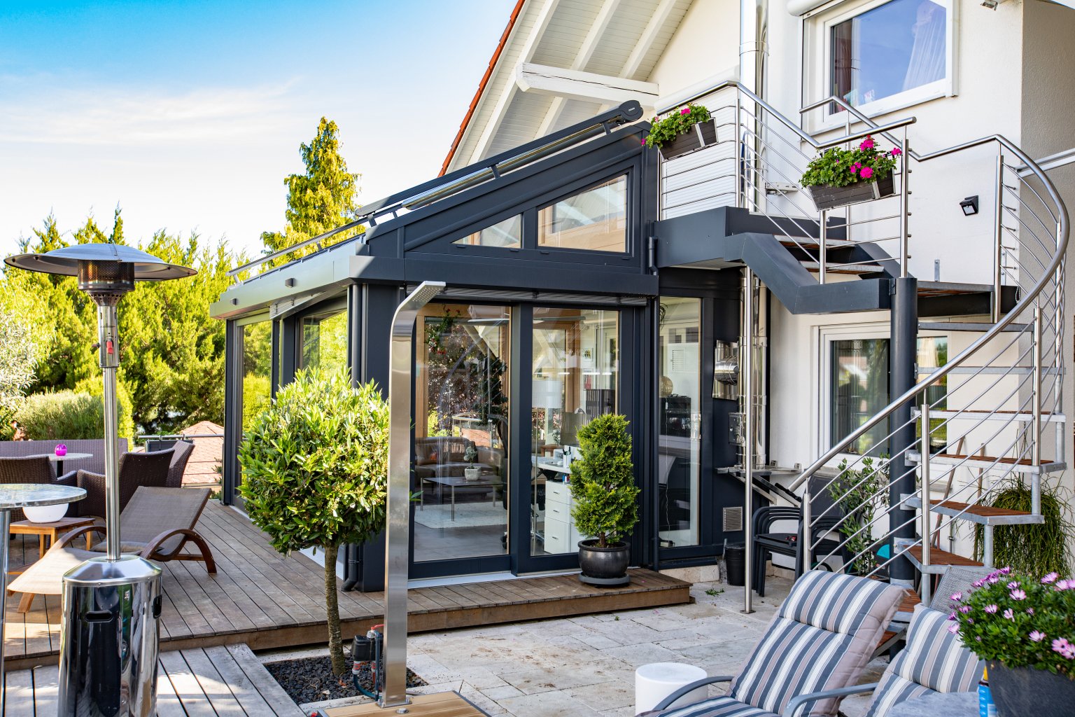 Wintergarten mit Kamin | Ratgeber » krenzer.de