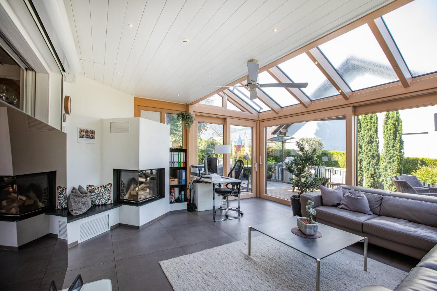 Wintergarten mit Kamin | Ratgeber » krenzer.de