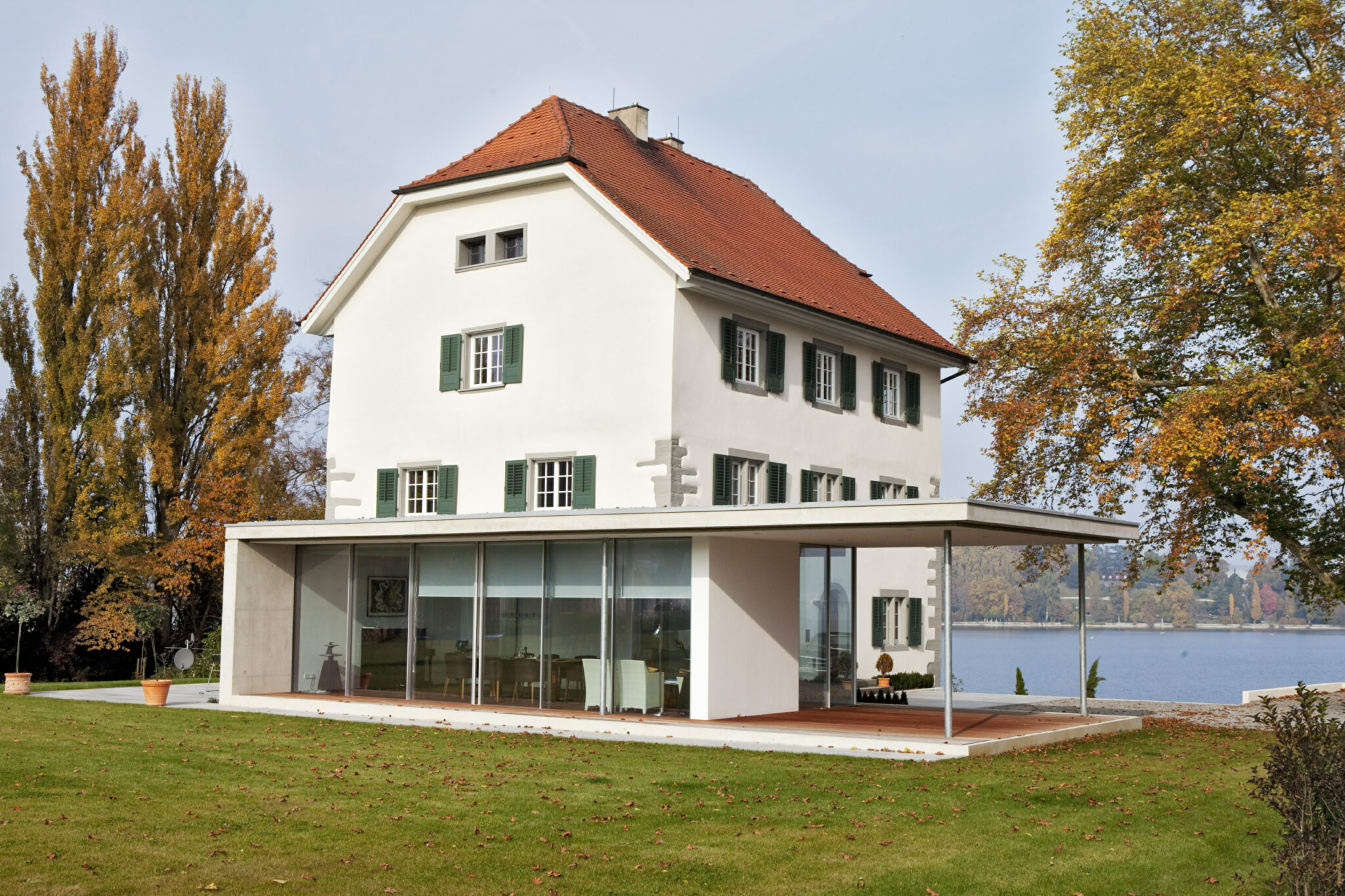 Glashaus mit Sky-Frame